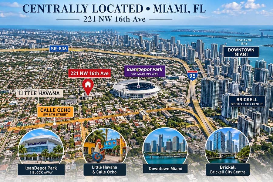 Property photo for 221 NW 16th Avenue, Miami, FL