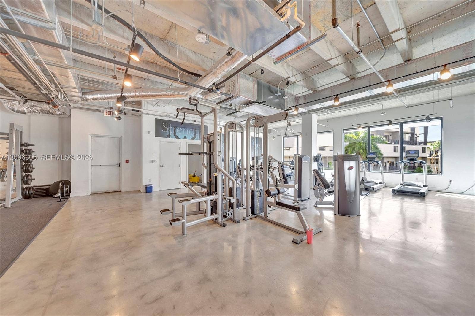 508 SE 1st Circle, Pompano Beach, FL 33060 Community Gym overlooking the pool & Marina
