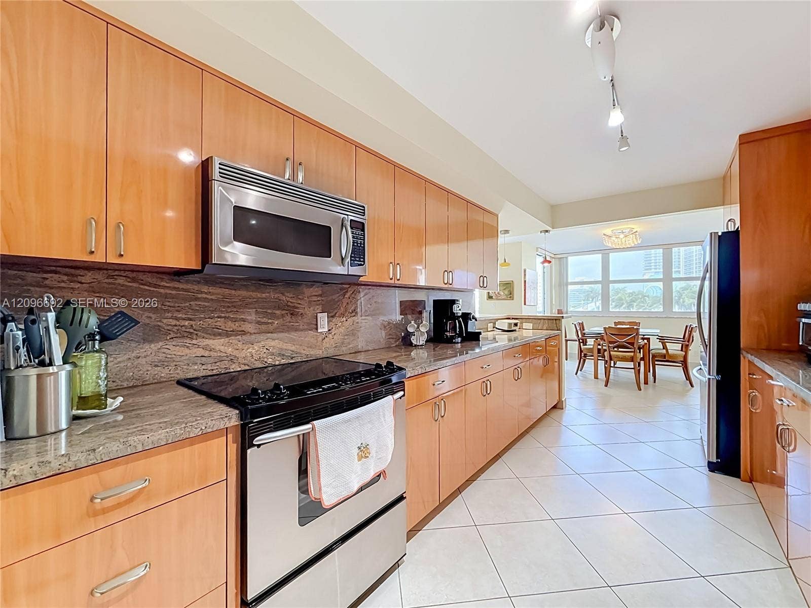Abundant cabinets, drawers and counter space
