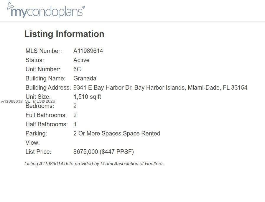 9341 E Bay Harbor Drive, #6C, Bay Harbor Islands, FL 33154 Photo 26