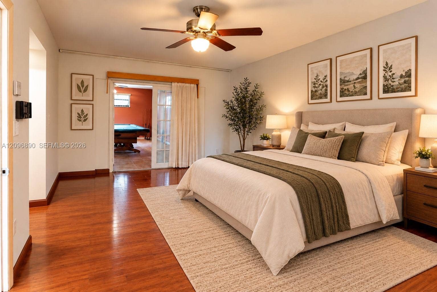 9741 SW 159th Street, Miami, FL 33157 Digitally Staged Primary Bedroom
