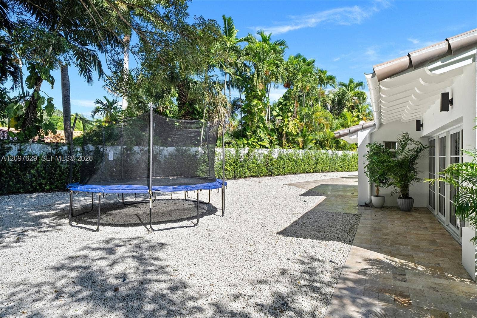 4700 Lake Road, Miami, FL 33137 Back Patio behind family room