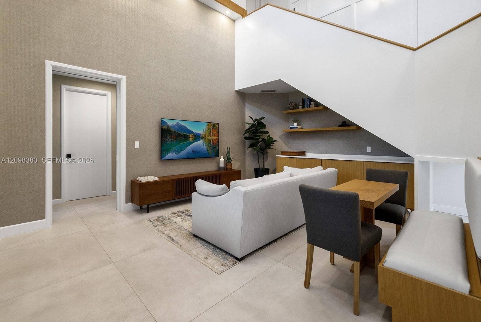 Luxury game and entertainment room at 2965 Surrey Lane in Windmill Ranch Estates, Weston Florida.