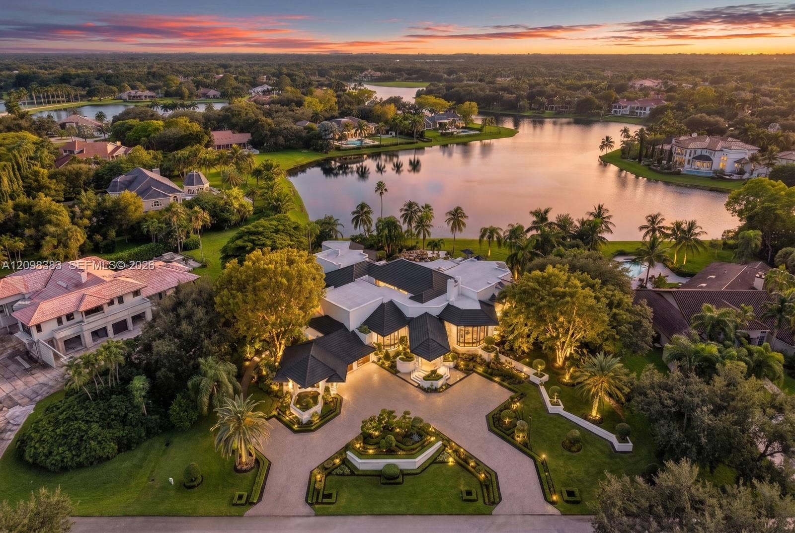 Frank Lloyd Wright inspired architecture Weston FL