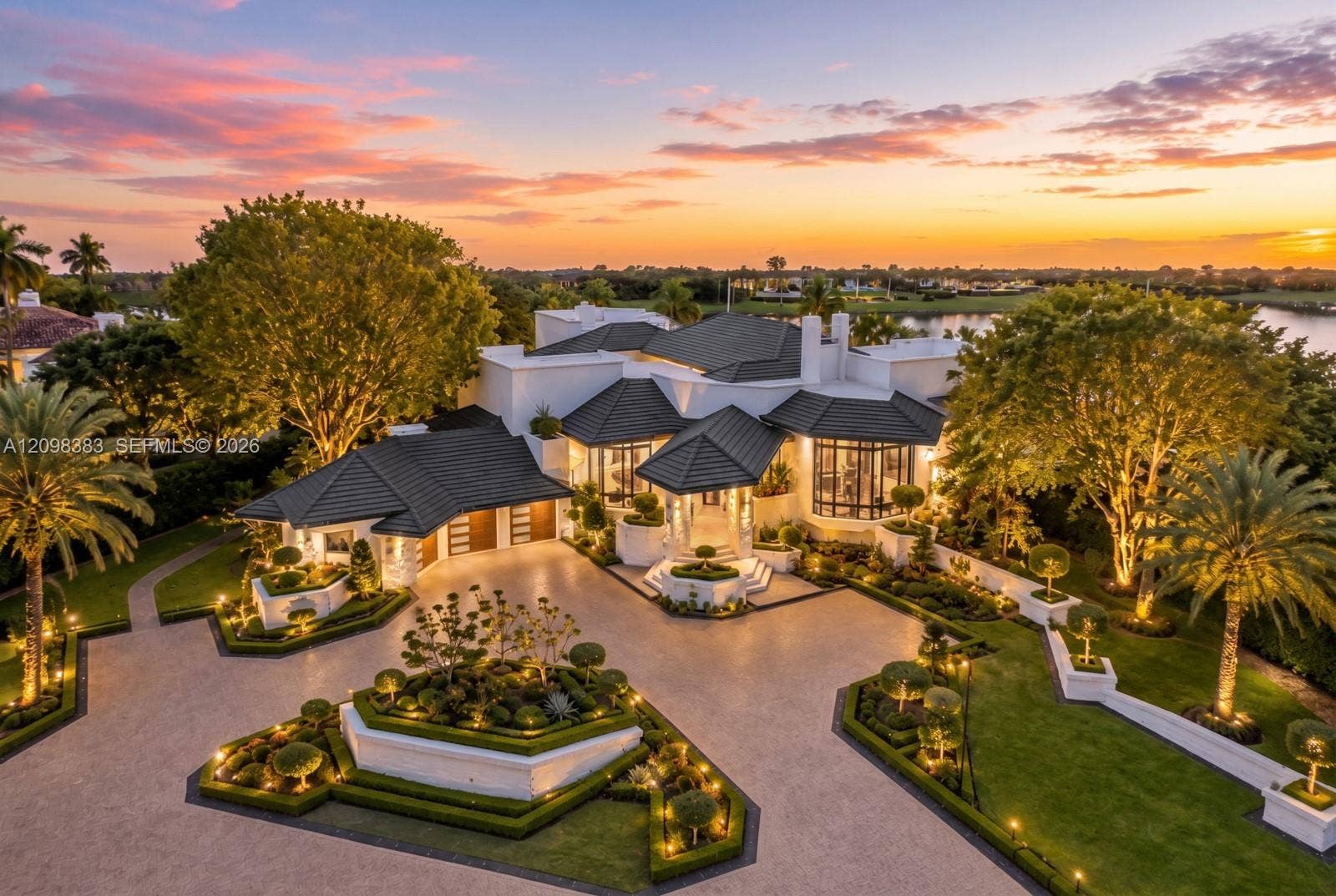 Frank Lloyd Wright inspired luxury estate