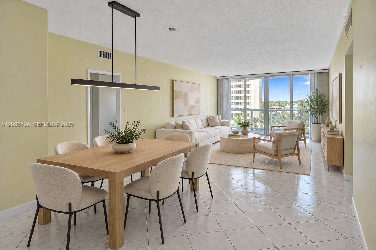 5601 Collins Avenue, #620, Miami Beach, FL 33140 Digitally Staged