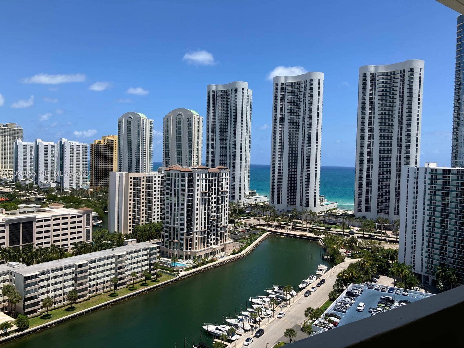 300 Bayview Drive, #PH11, Sunny Isles Beach, FL 33160 From balcony