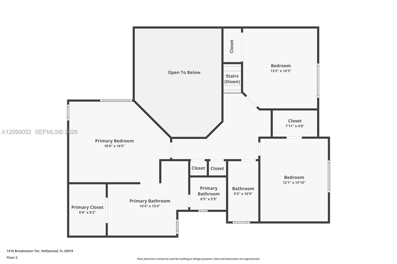 1516 Breakwater Terrace, Hollywood, FL 33019 Floor plan