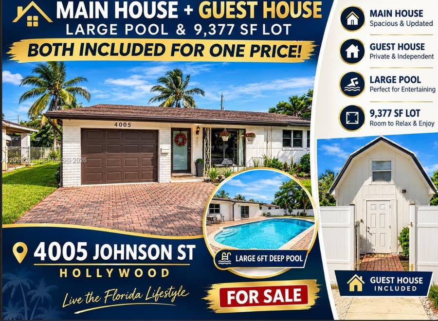 Property photo for 4005 Johnson Street, Hollywood, FL
