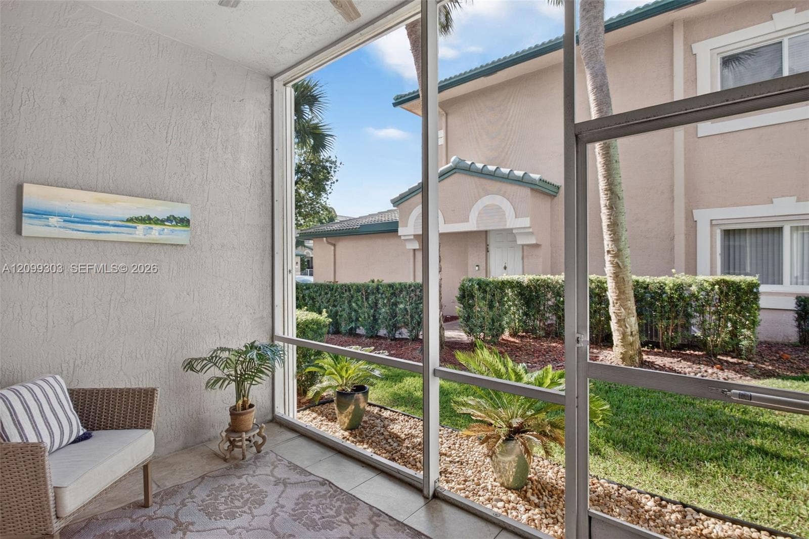 7917 Exeter Boulevard E, #101, Tamarac, FL 33321 Newly Screened Patio
