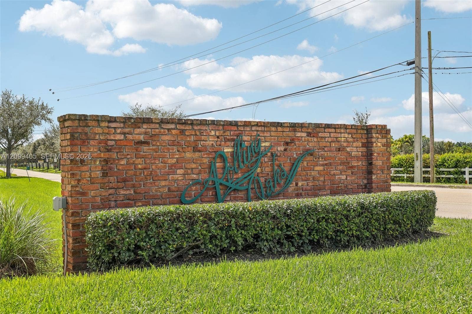 18301 SW 50th Street, Southwest Ranches, FL 33331 Community Entrance