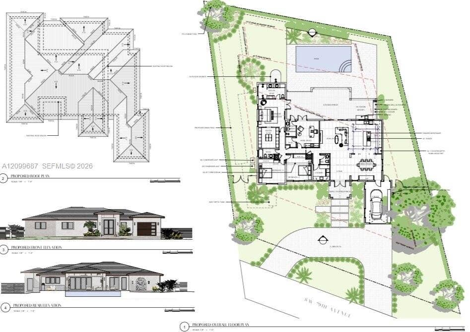10830 SW 79th Avenue, Miami, FL 33156 Conceptual architectural design