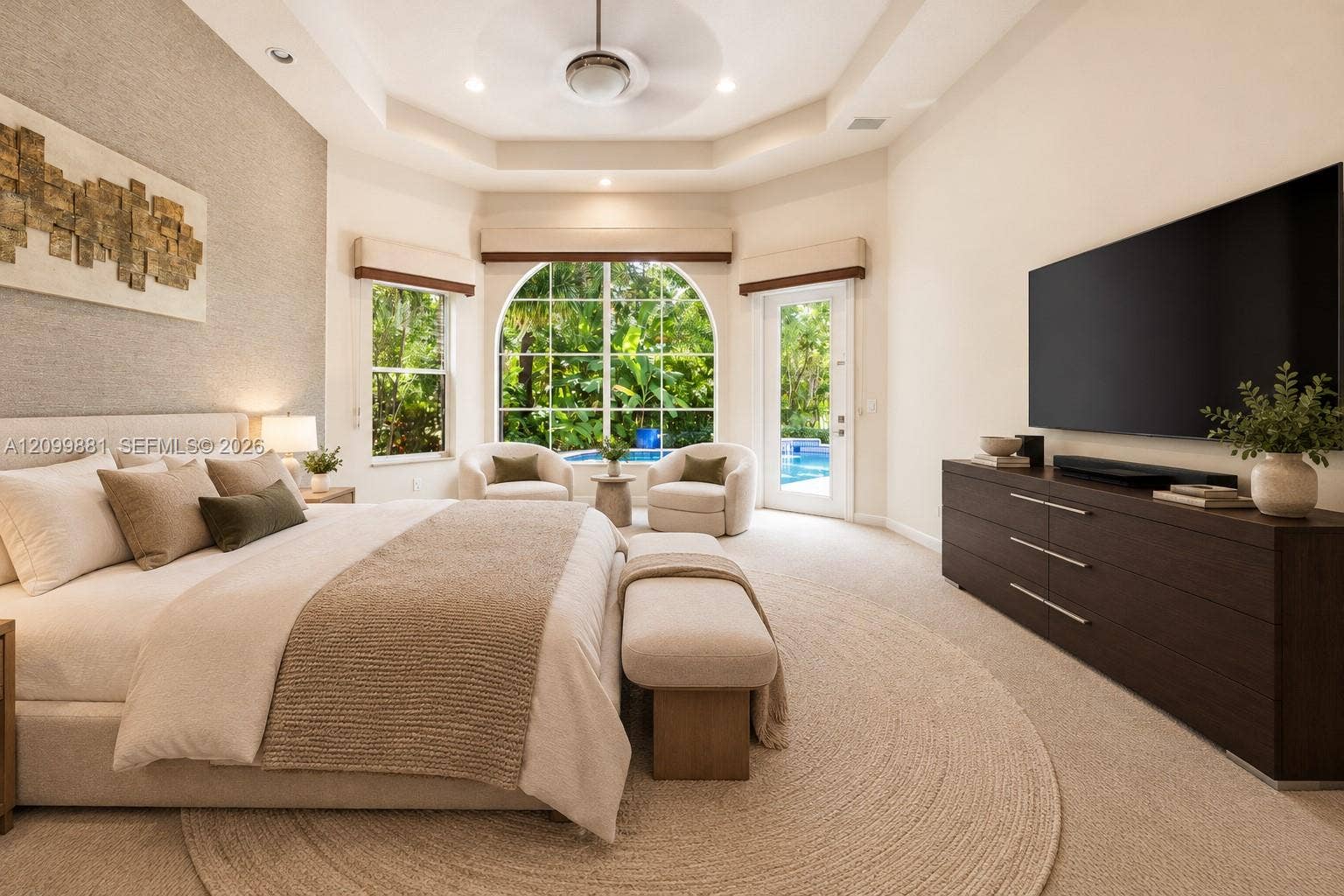 6159 Via Venetia S, Delray Beach, FL 33484 Virtually Staged Primary Bedroom
