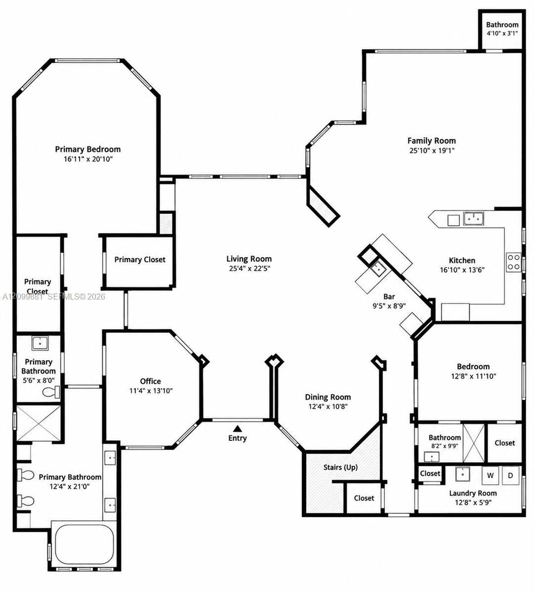 6159 Via Venetia S, Delray Beach, FL 33484 First floor plan