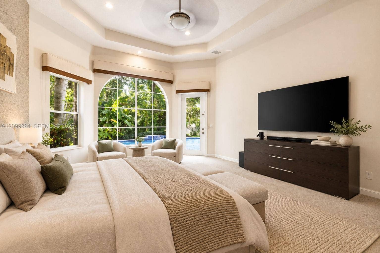 6159 Via Venetia S, Delray Beach, FL 33484 Virtually Staged Primary Bedroom