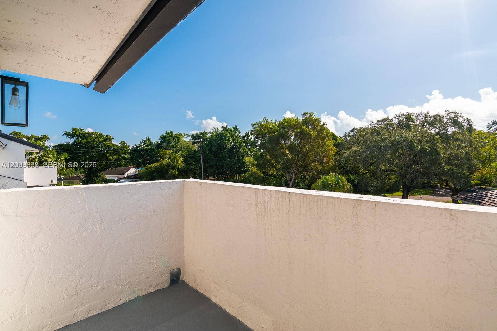 5750 Turin Street, #206, Coral Gables, FL 33146 Look at all the trees on the horizon looking to towards the South East over a quiet residential neighborhood!