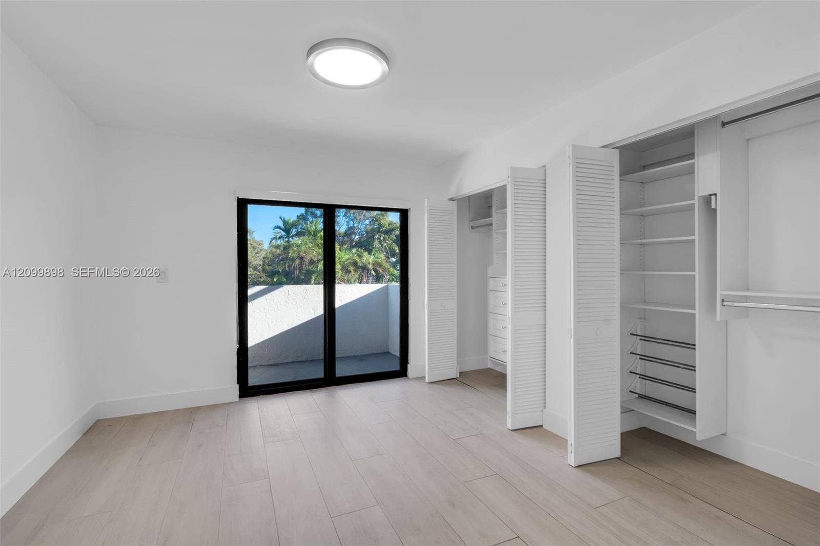 5750 Turin Street, #206, Coral Gables, FL 33146 Notice right wall has 2 full closets with "built-ins" already in place!