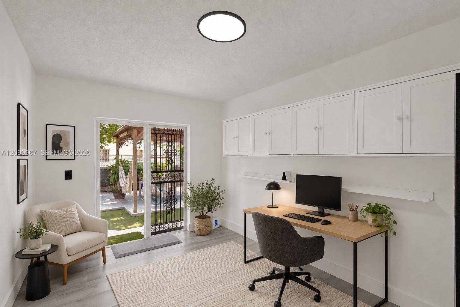 Bedroom 2 Virtually Staged as Office