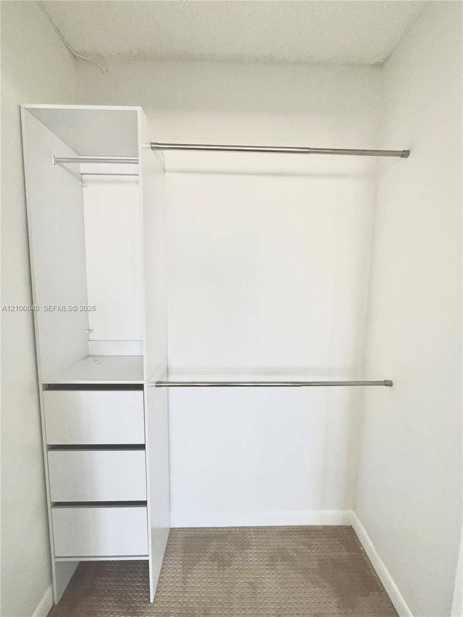 primary bedroom second closet