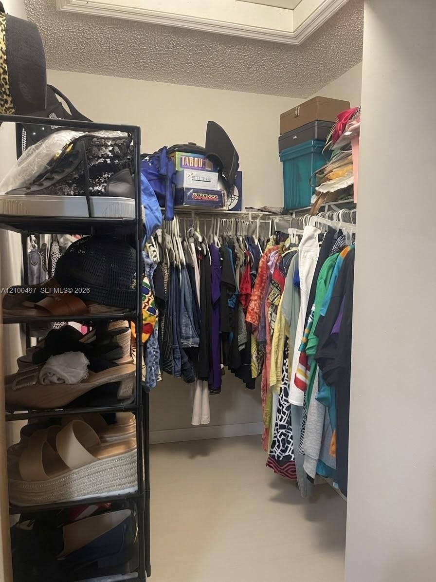 2nd walk-in closet in primary bedroom