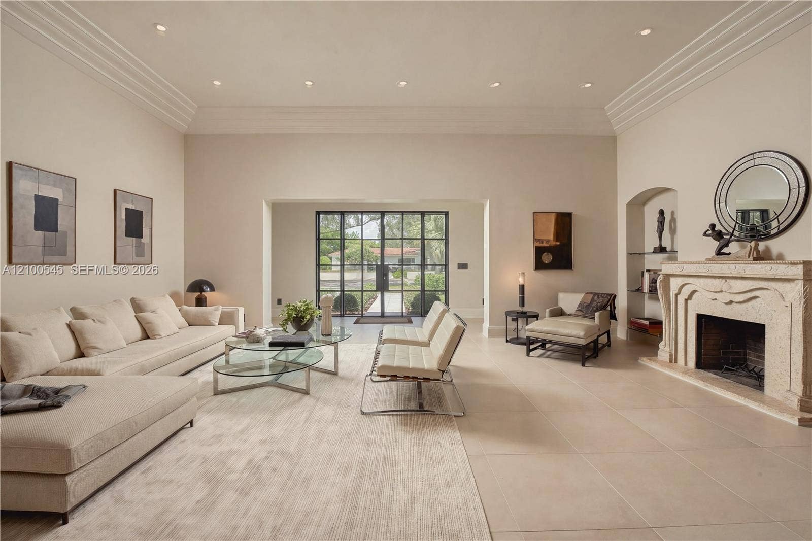 1042 NE 95th Street, Miami Shores, FL 33138 Expansive Living Room