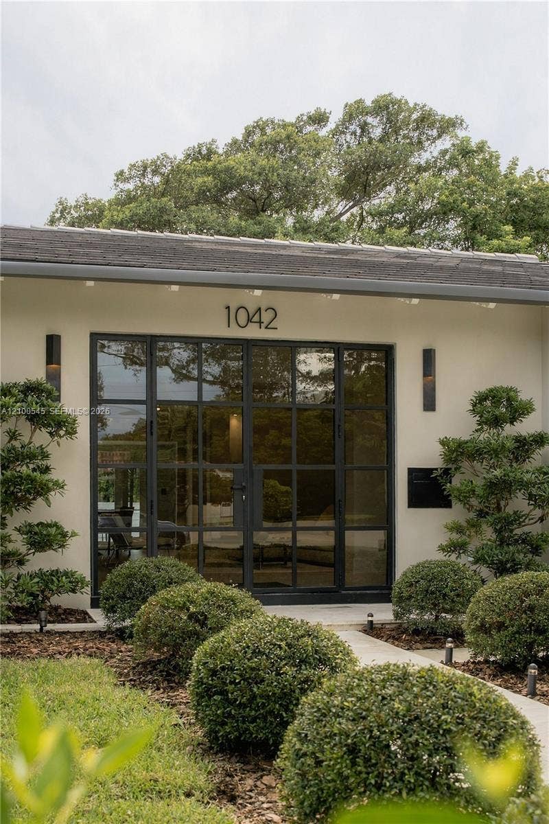 1042 NE 95th Street, Miami Shores, FL 33138 Custom Front Door