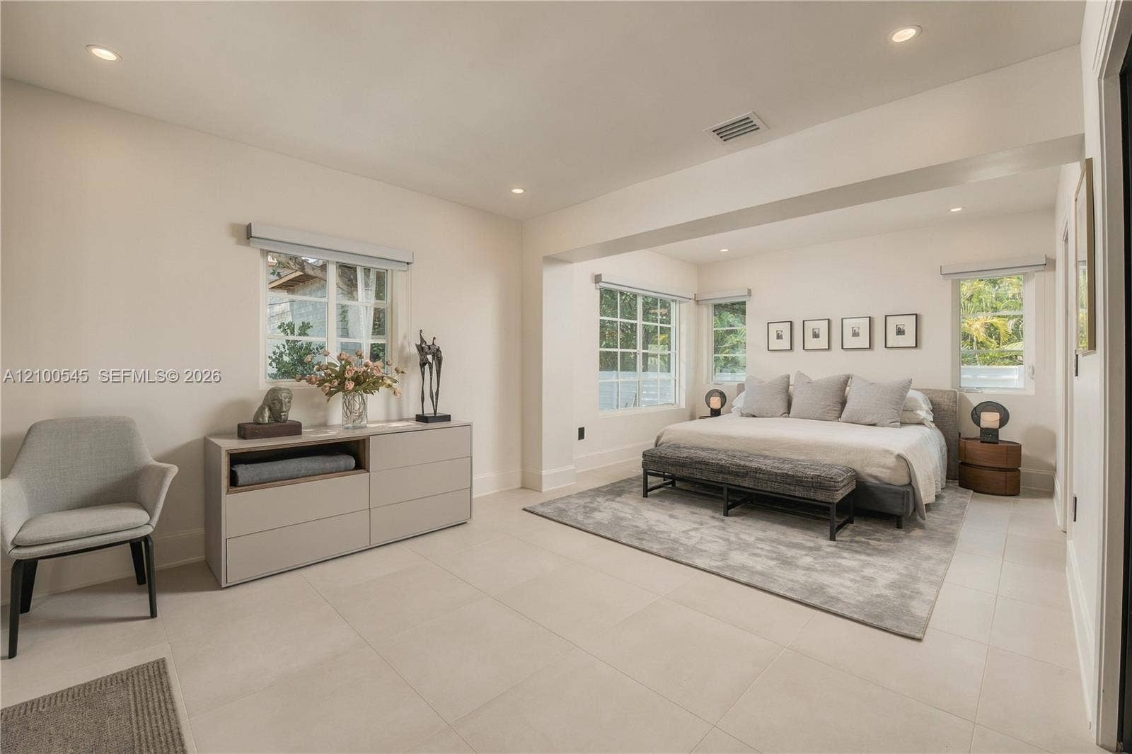 1042 NE 95th Street, Miami Shores, FL 33138 Spacious and luxe primary bedroom