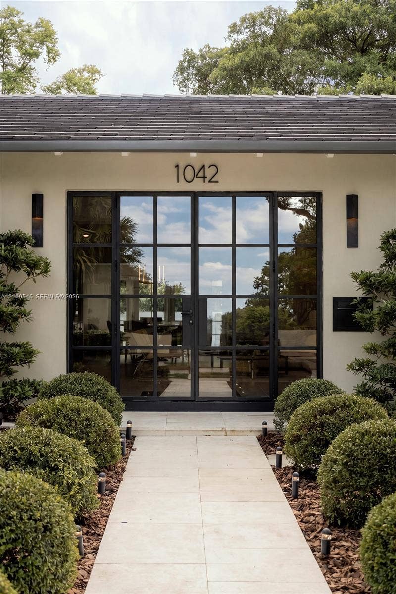 1042 NE 95th Street, Miami Shores, FL 33138 Custom Front Door