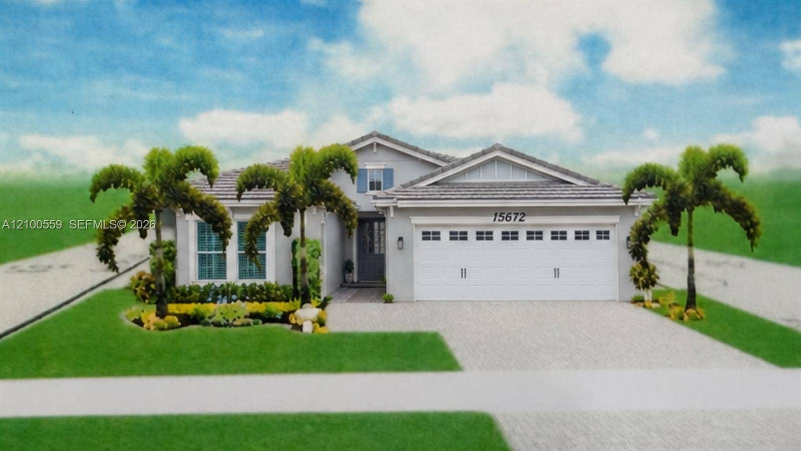 Signed off proposal / rendering of new professional landscaping scheduled for installation by 10/12/26