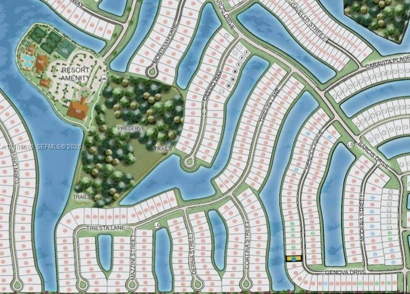 15785 Genova Drive Site Map