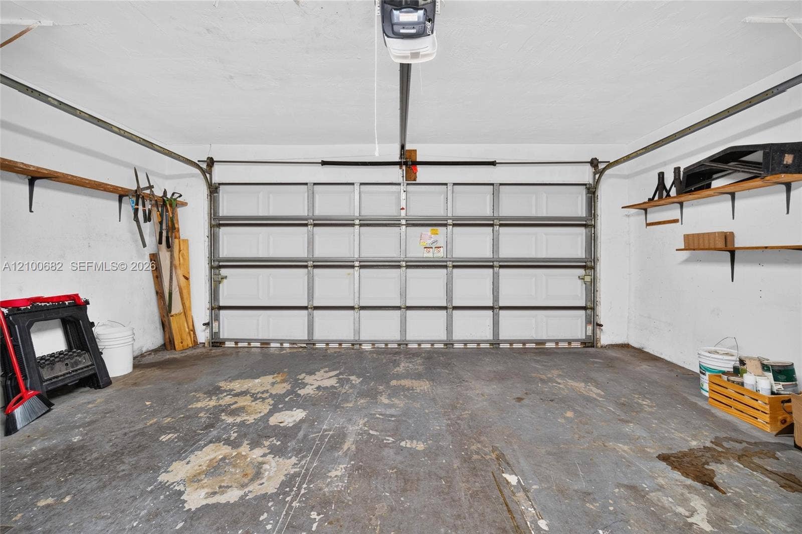 8402 SW 102nd Court, Miami, FL 33173 Enclosed garage featuring a newer garage door*