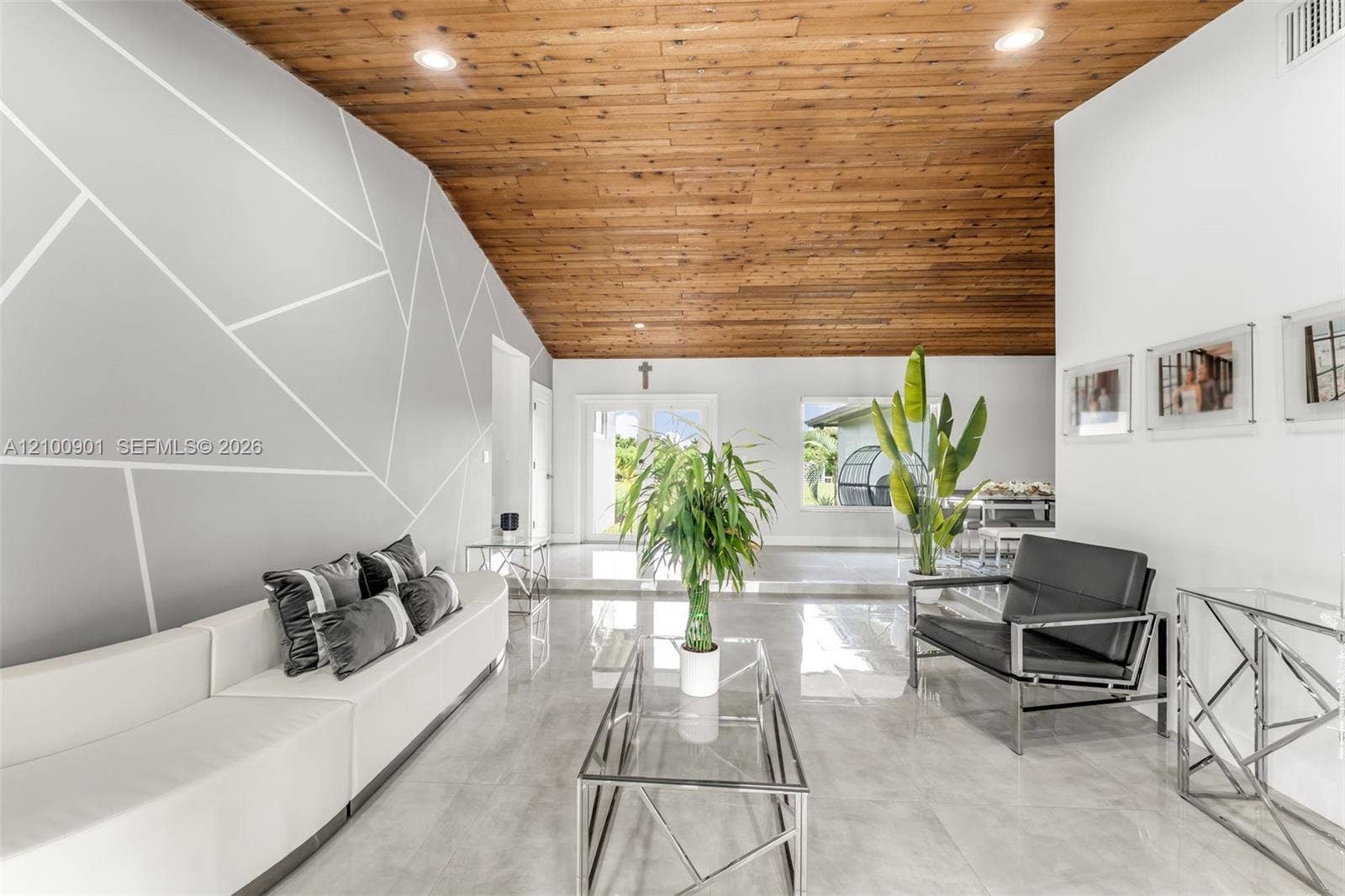 LOOKING OUT RING SECURITY CAMERA SYSTEM, SOLAR PANELS, FULLY FURNISHED, TESLA CHARGER