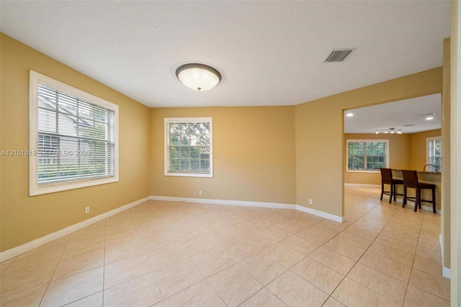 Living and dining area
