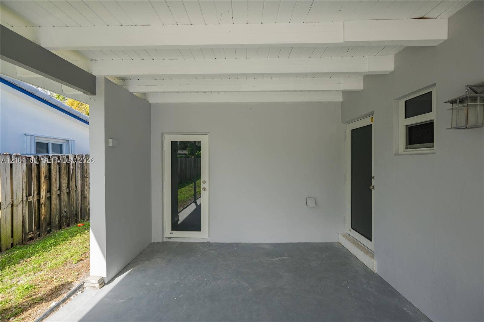 5316 Buchanan Street, #0, Hollywood, Hollywood, FL 33021 Back patio (behind the garage)