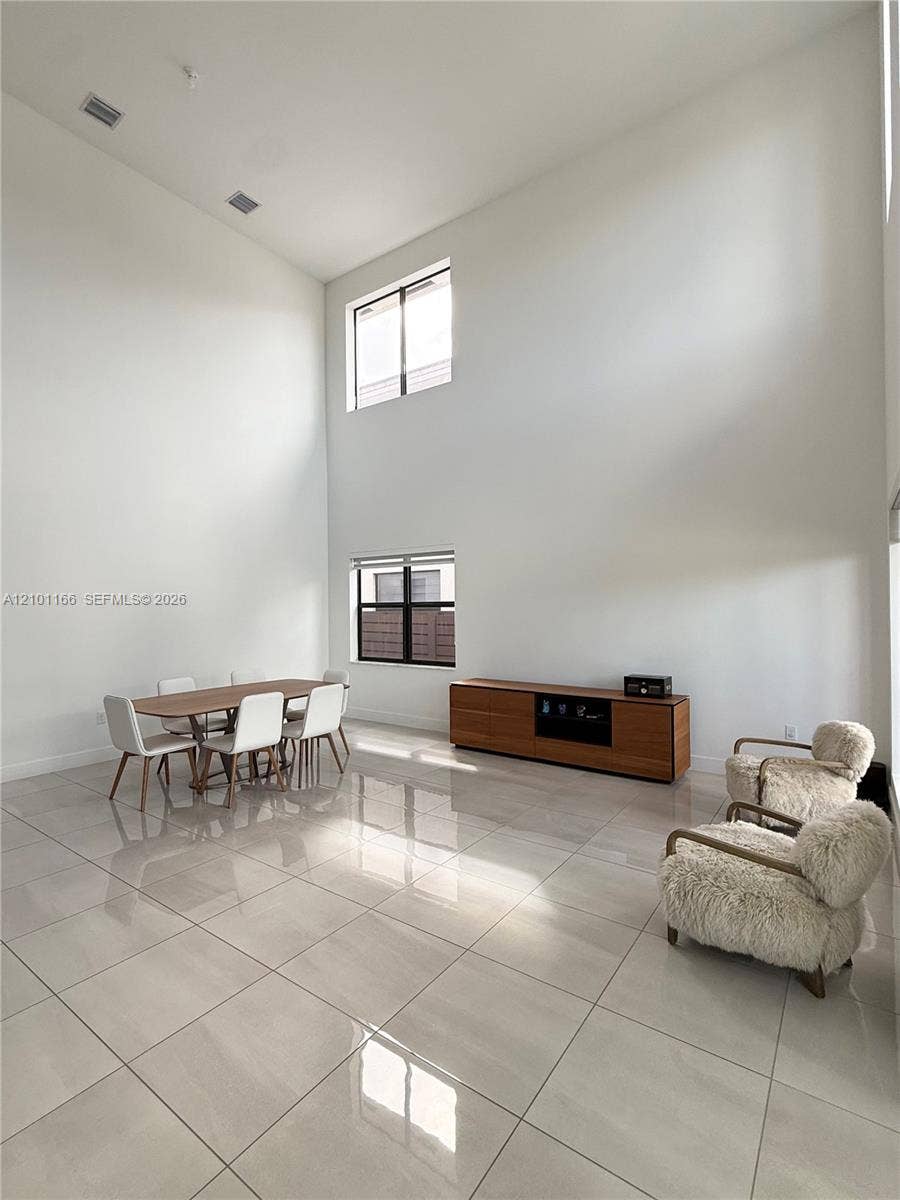 Living Room and Dining Room