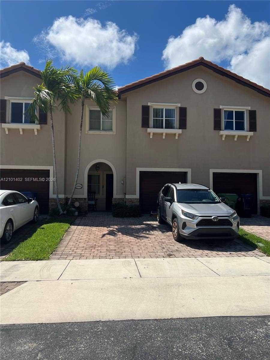 Driveway front of unit