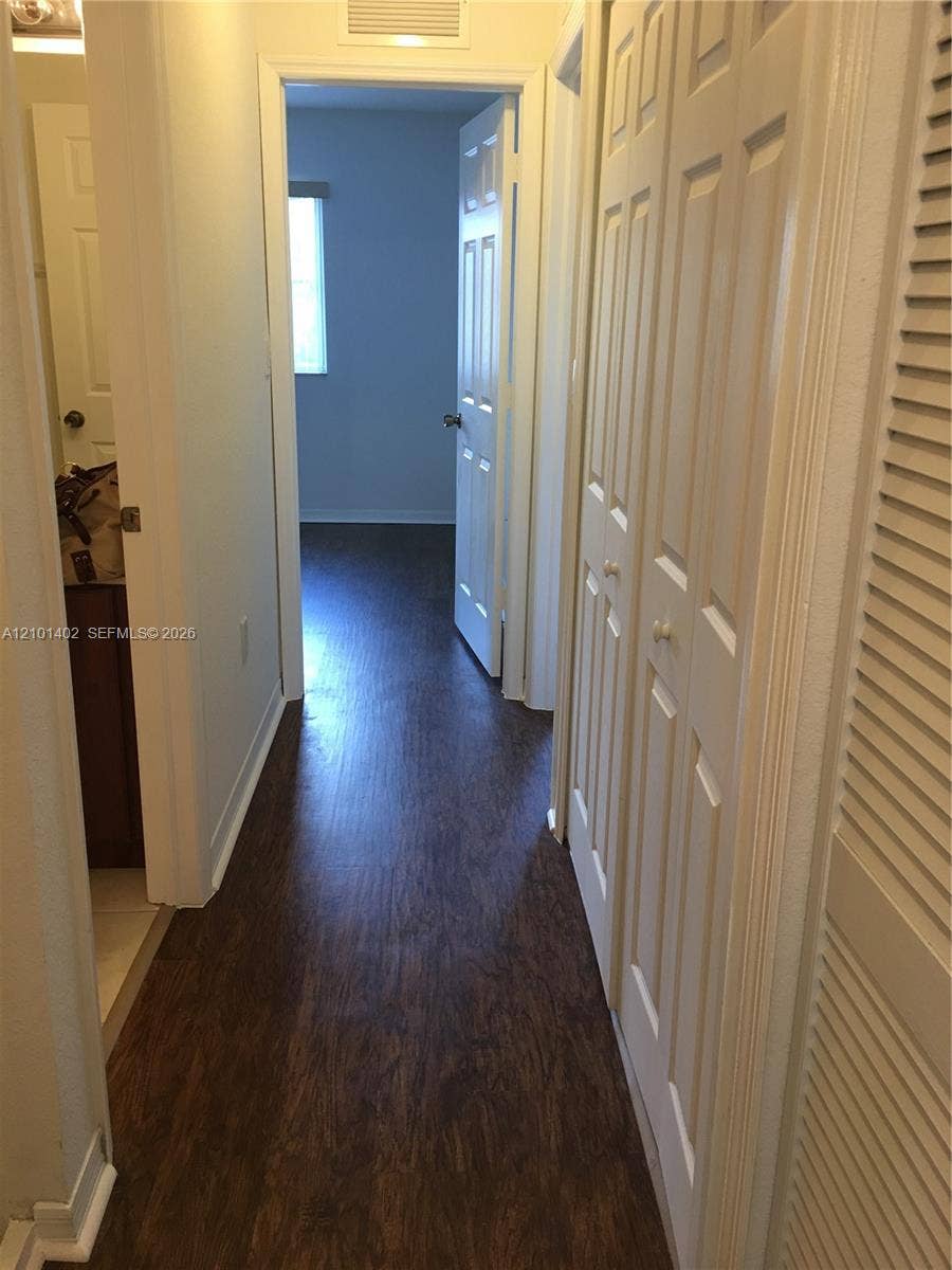 Hallway of room