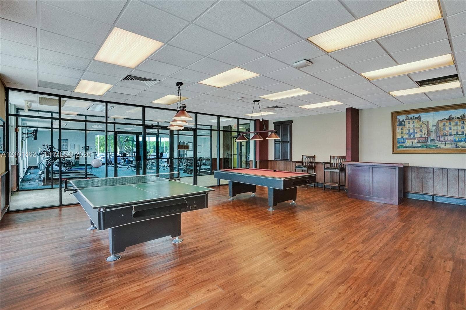 500 Bayview Drive, #PH20, Sunny Isles Beach, FL 33160 Billard Room