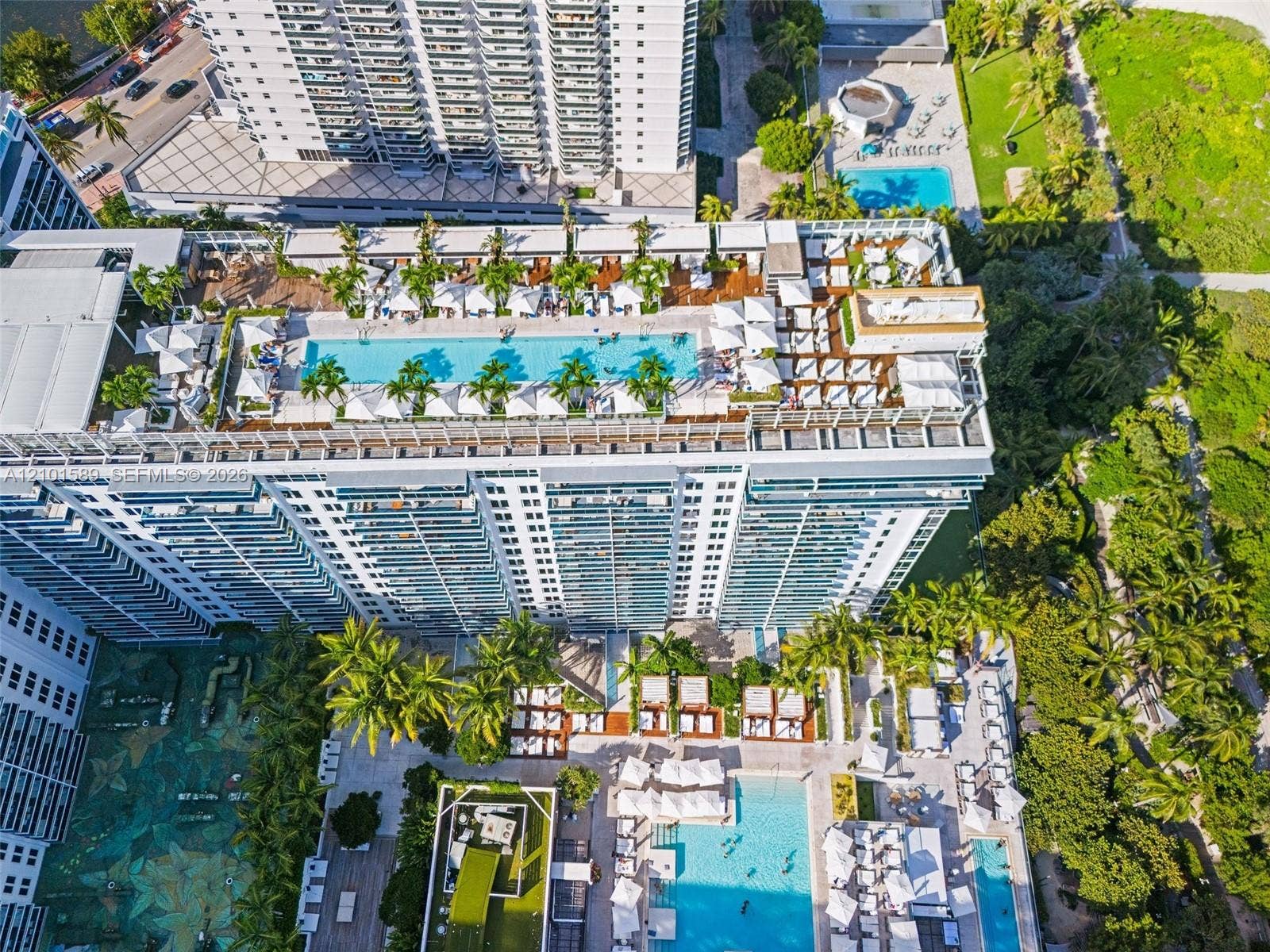 102 N 24th Street, #1244, Miami Beach, FL 33139 Rooftop Pool and Restaurant: Watr