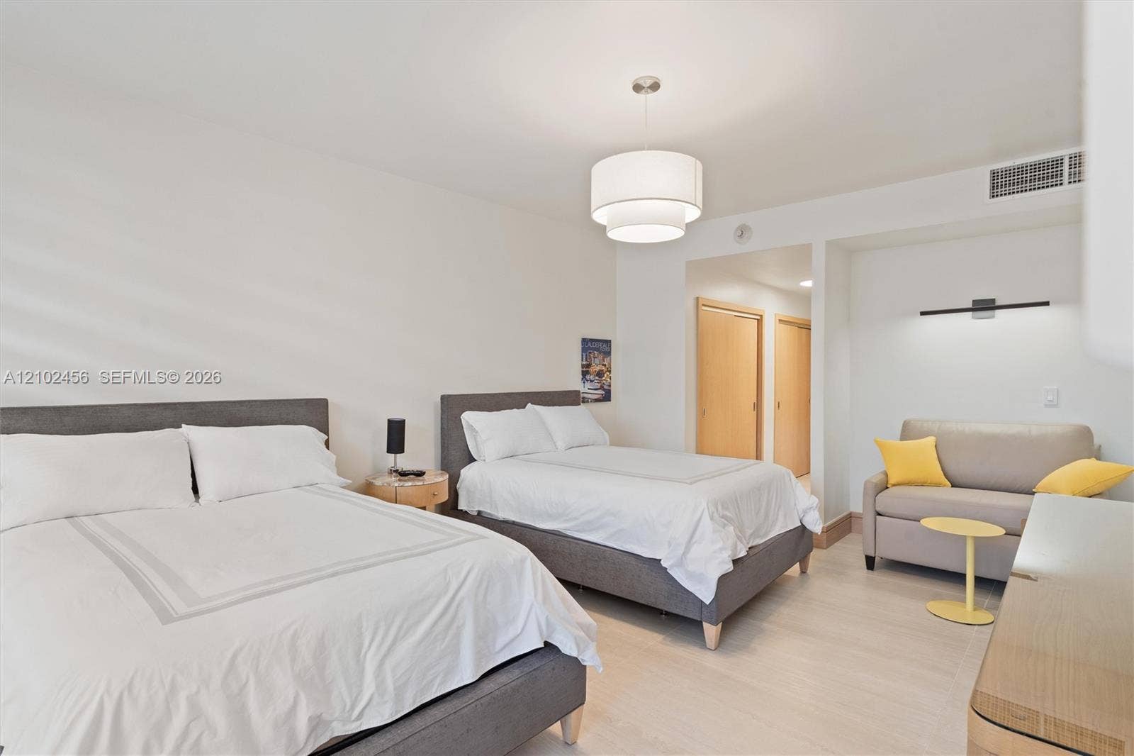 Brand new guest rooms featuring the new design