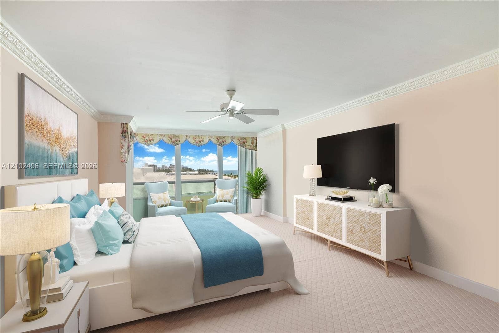 Virtually Staged - Primary Bedroom
