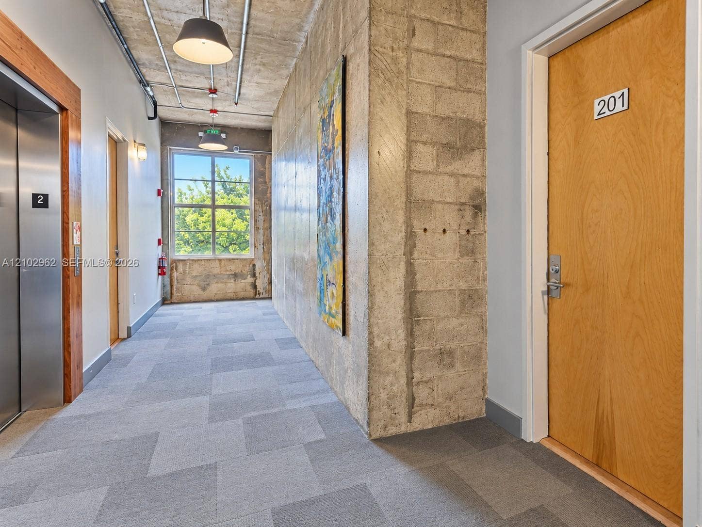 425 N Andrews Avenue, #201, Fort Lauderdale, Fort Lauderdale, FL 33301 Floor Hallway into Unit