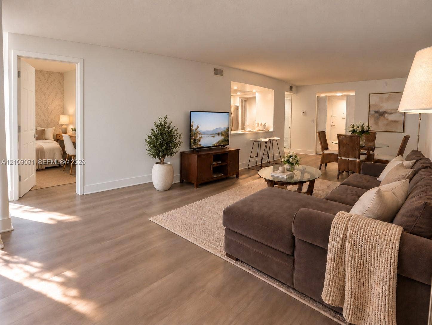 Second bedroom Virtually staged