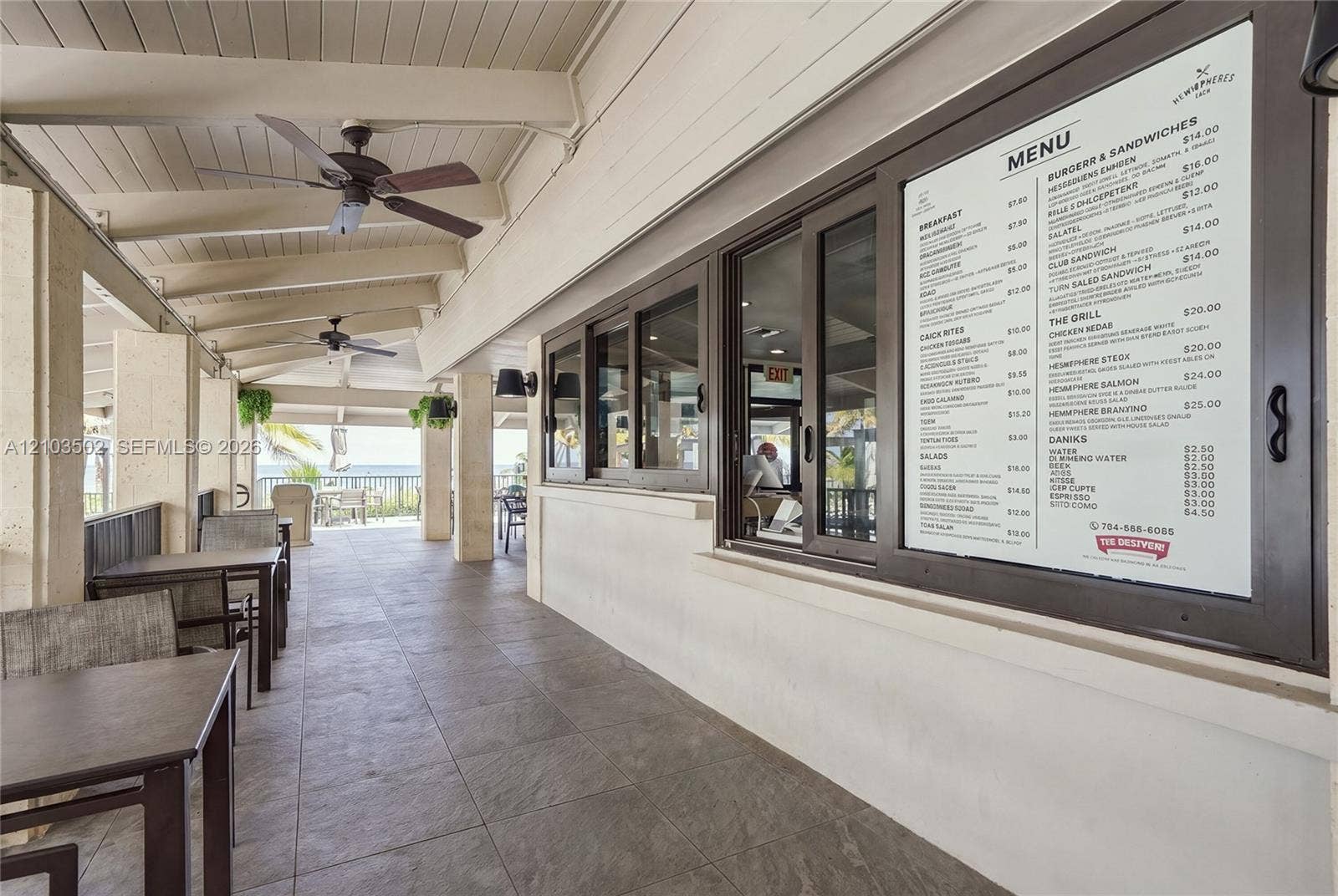 1980 S Ocean Drive, #19A, Hallandale Beach, FL 33009 Outdoor casual dining