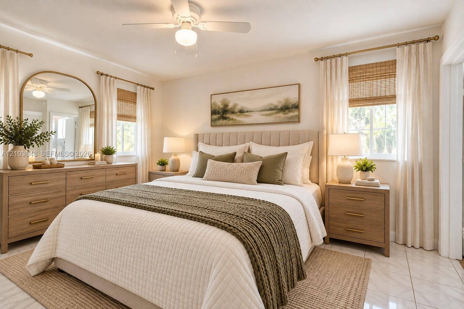 4839 NW 2nd Court, Plantation, FL 33317 Virtually Staged Primary Bedroom
