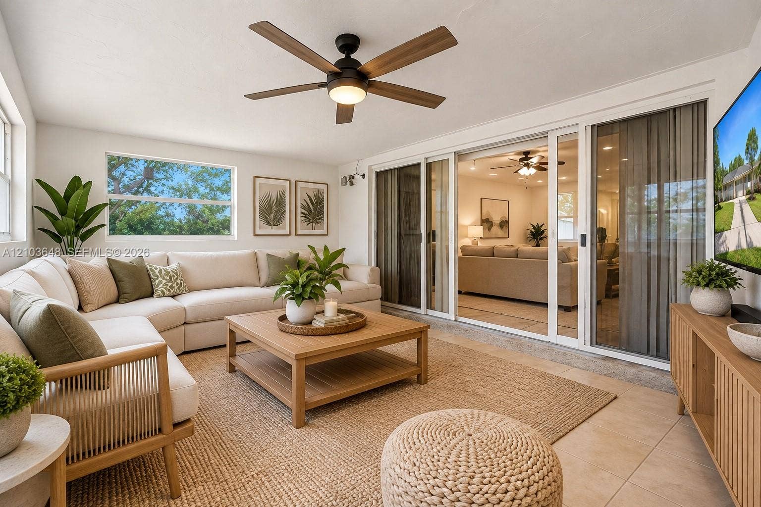 4839 NW 2nd Court, Plantation, FL 33317 Virtually Staged As A Sunroom