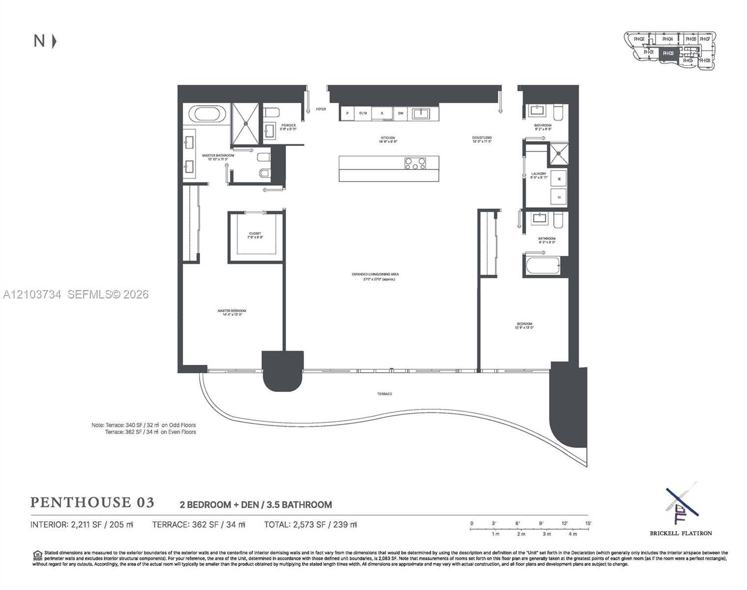 1000 Brickell Plaza, #PH5403, Miami, FL 33131 Photo 36