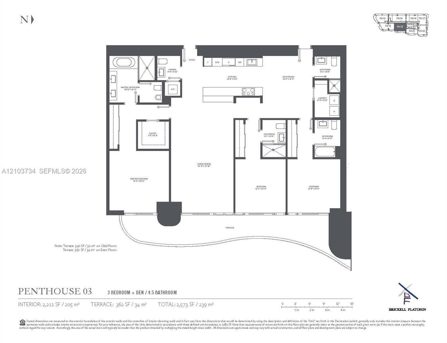 1000 Brickell Plaza, #PH5403, Miami, FL 33131 Photo 37