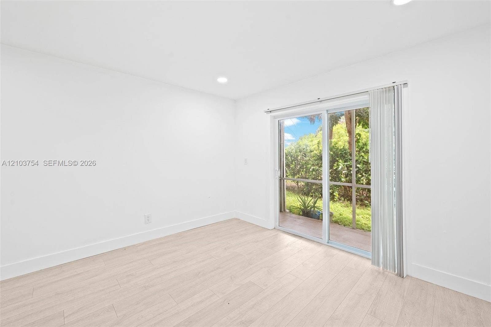 Sliding doors to Patio