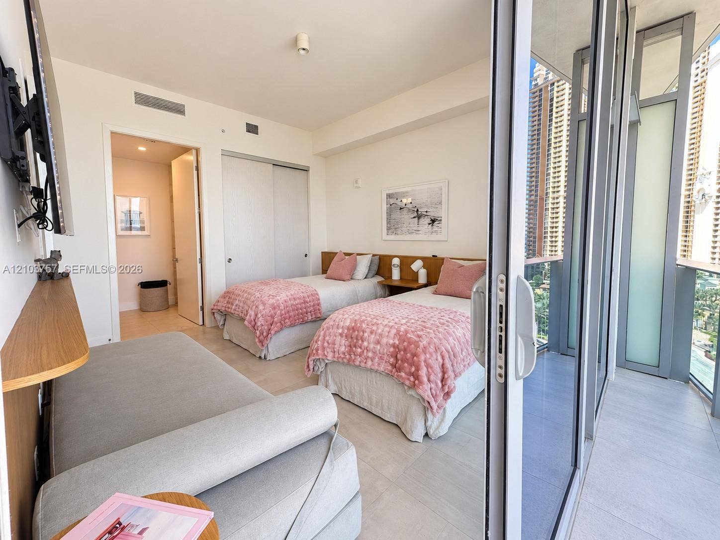 17550 Collins Avenue, #1103, Sunny Isles Beach, Sunny Isles Beach, FL 33160 Second Bedroom
